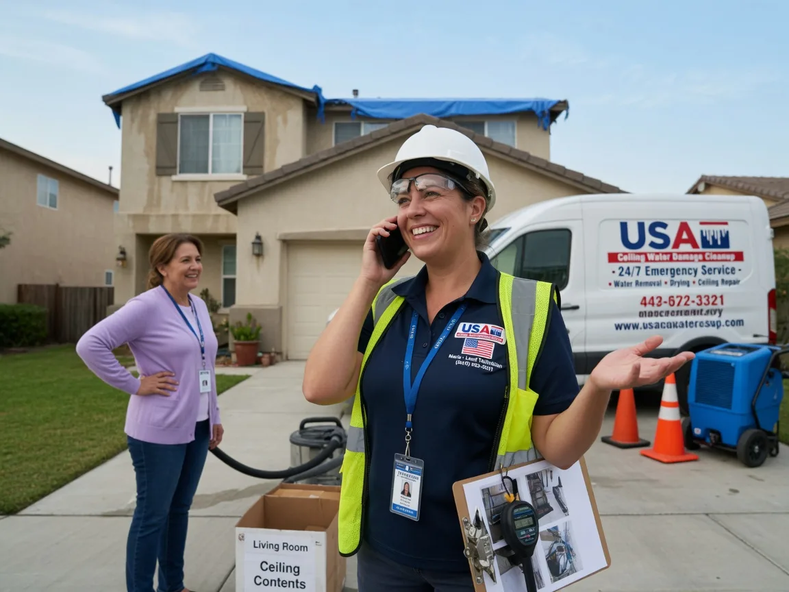 Ceiling Water Damage Restoration Hertel, WI FAQs